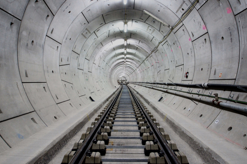 Illustration for article titled A Fleet of Custom Machines Is Outfitting London's New Subway